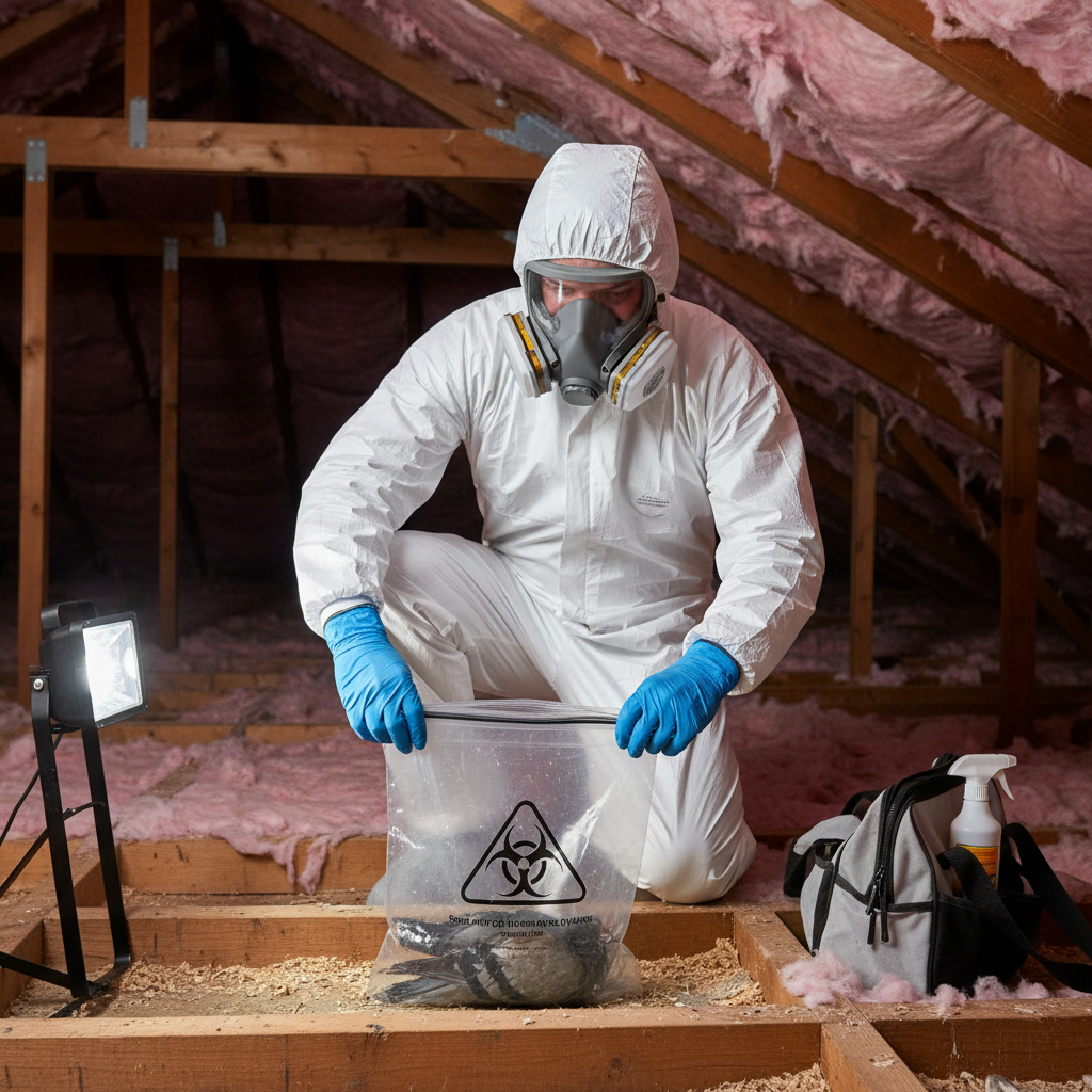 Sanitization process after removal